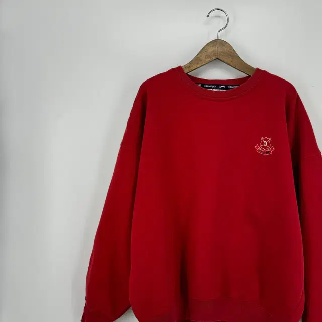 슬래진저 맨투맨 티셔츠 (M size / RED)