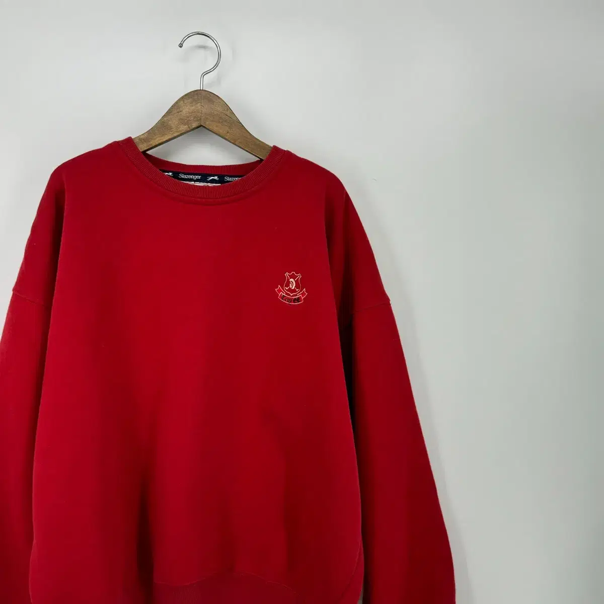 슬래진저 맨투맨 티셔츠 (M size / RED)