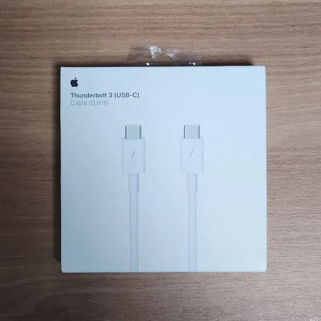 애플 썬더볼트 3(usb-c)케이블 0.8m팝니다.