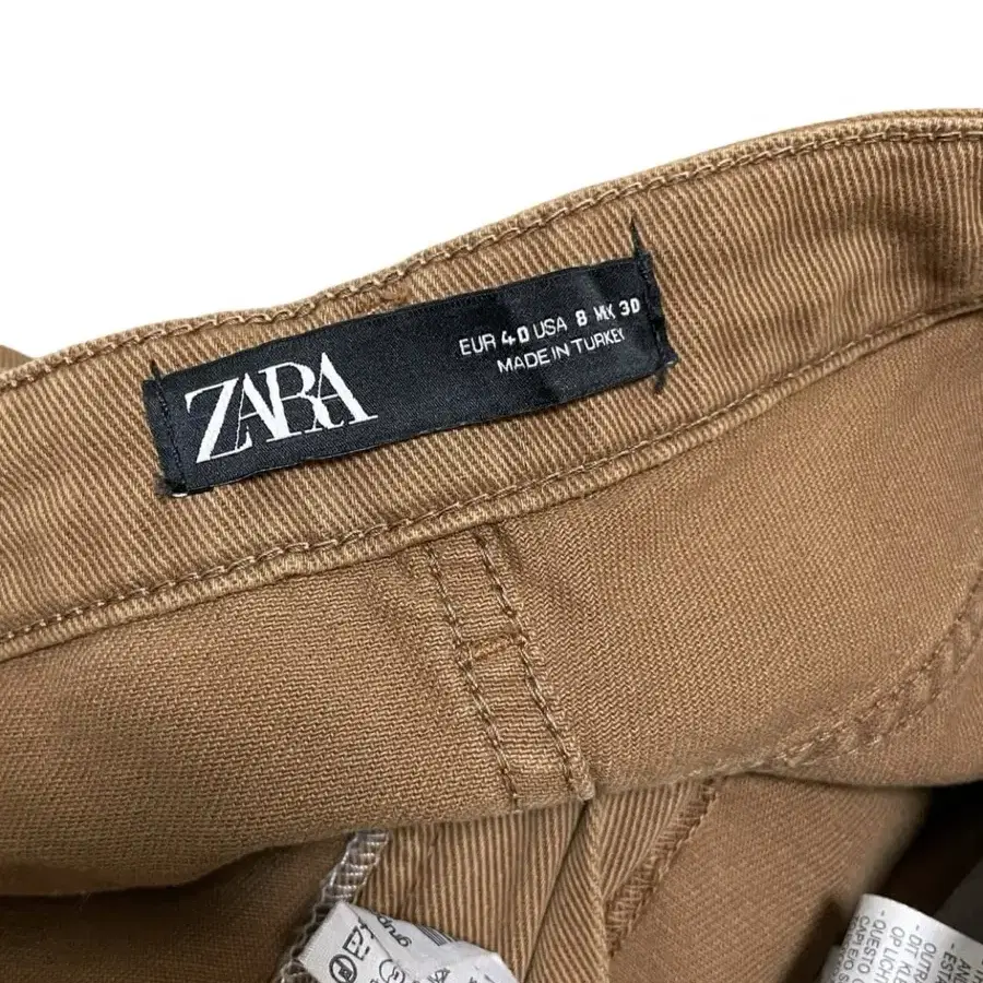 Zara pintuck baggy fit pants