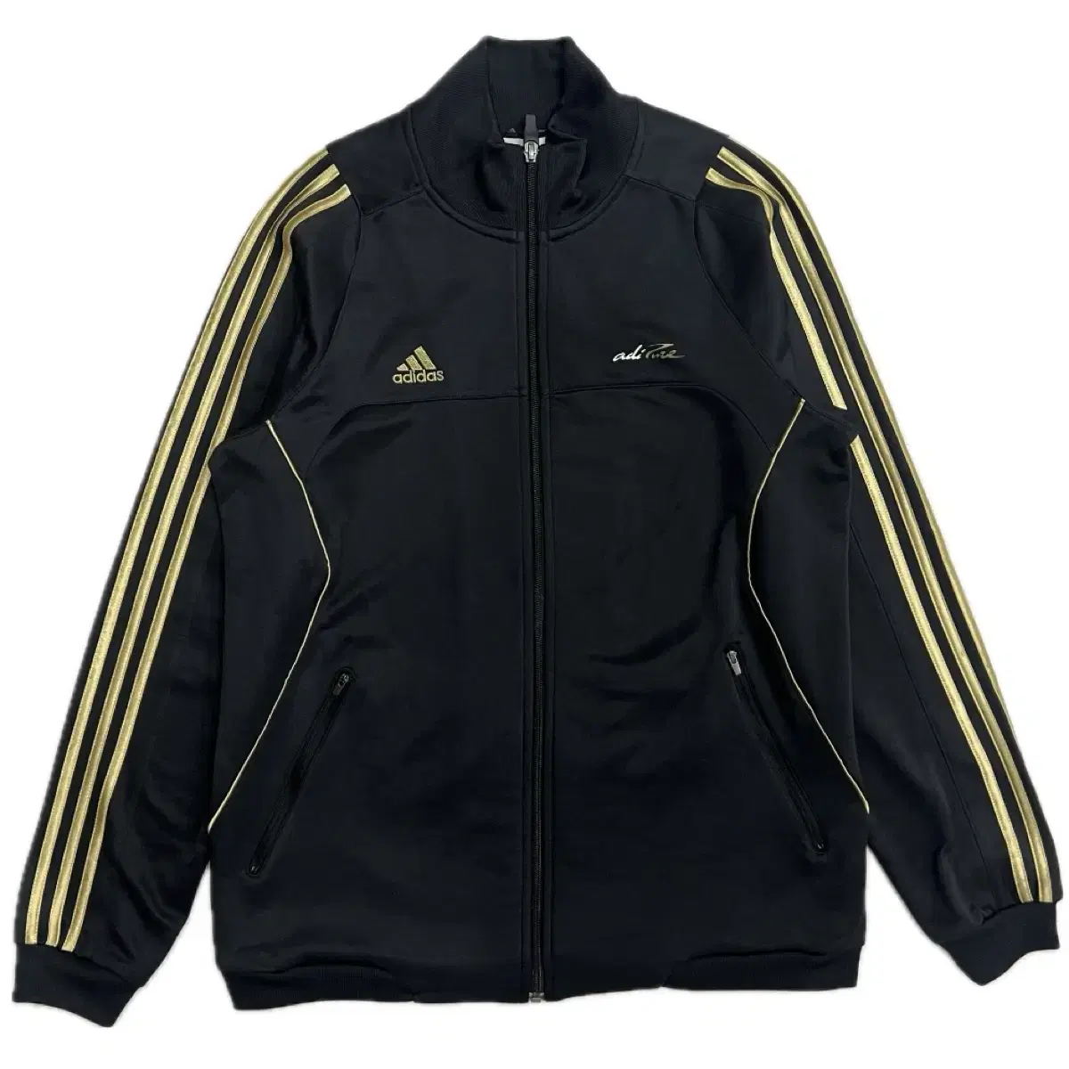 adidas Gumboot brushed jersey 105 size XL gold zip up jacket