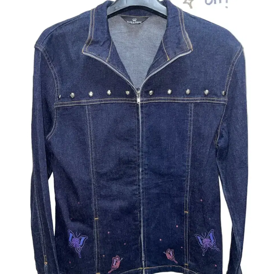 Jpn vintage butterfly denim jacket