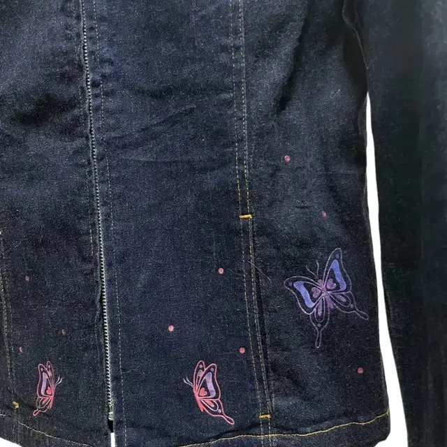 Jpn vintage butterfly denim jacket