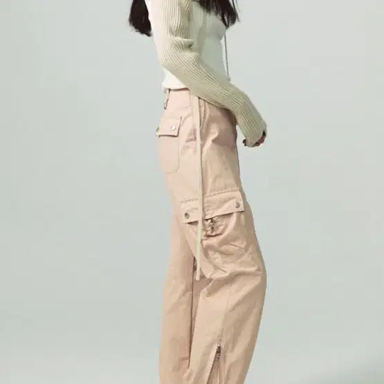 슬로우가먼츠 카고팬츠 Pocket String Cargo Pants