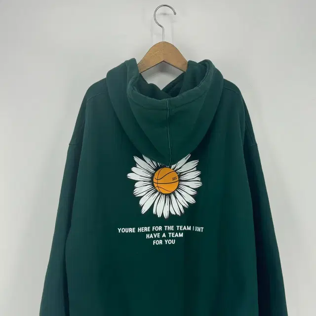 트립션 프린팅 후드 티셔츠 (XL size / GREEN)