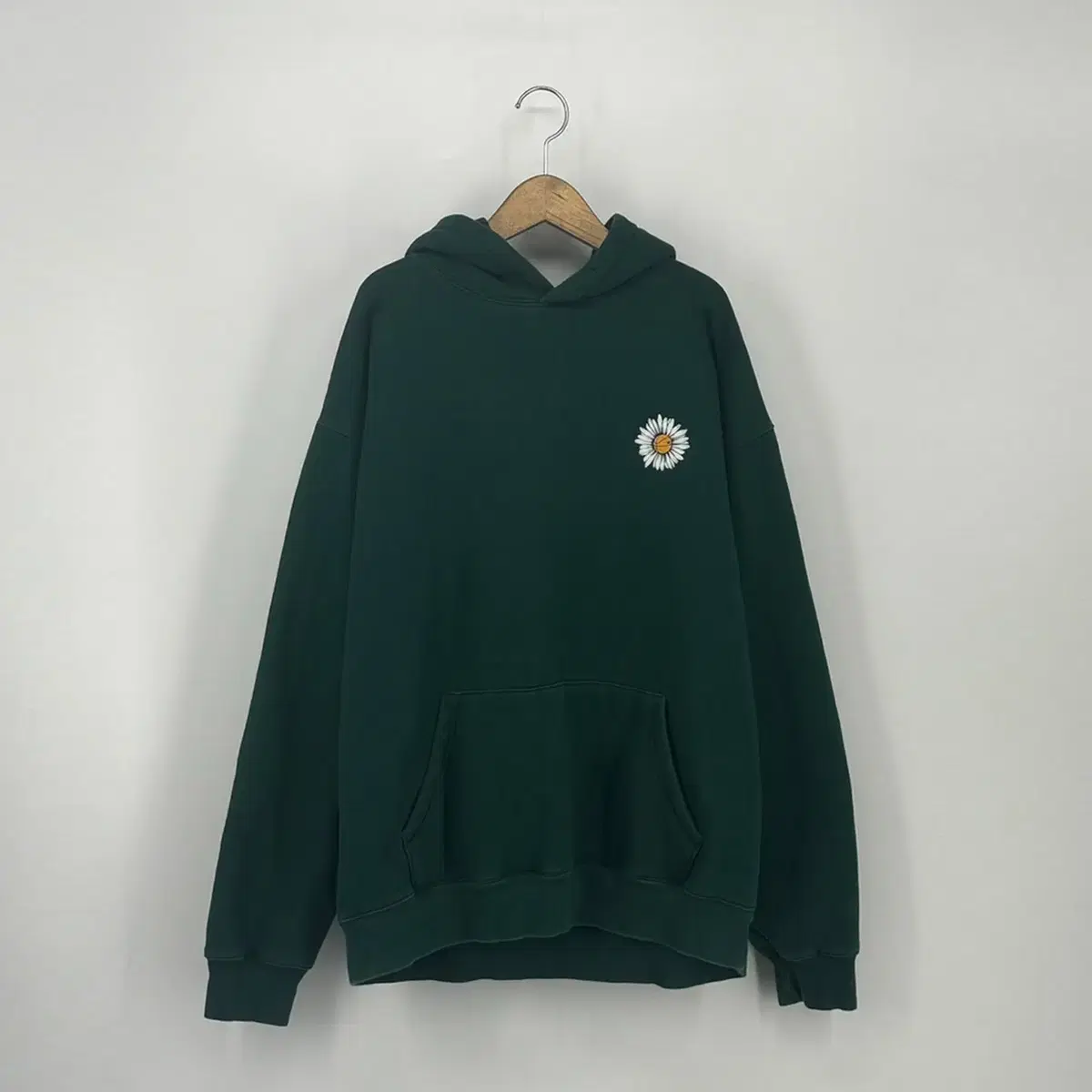 트립션 프린팅 후드 티셔츠 (XL size / GREEN)