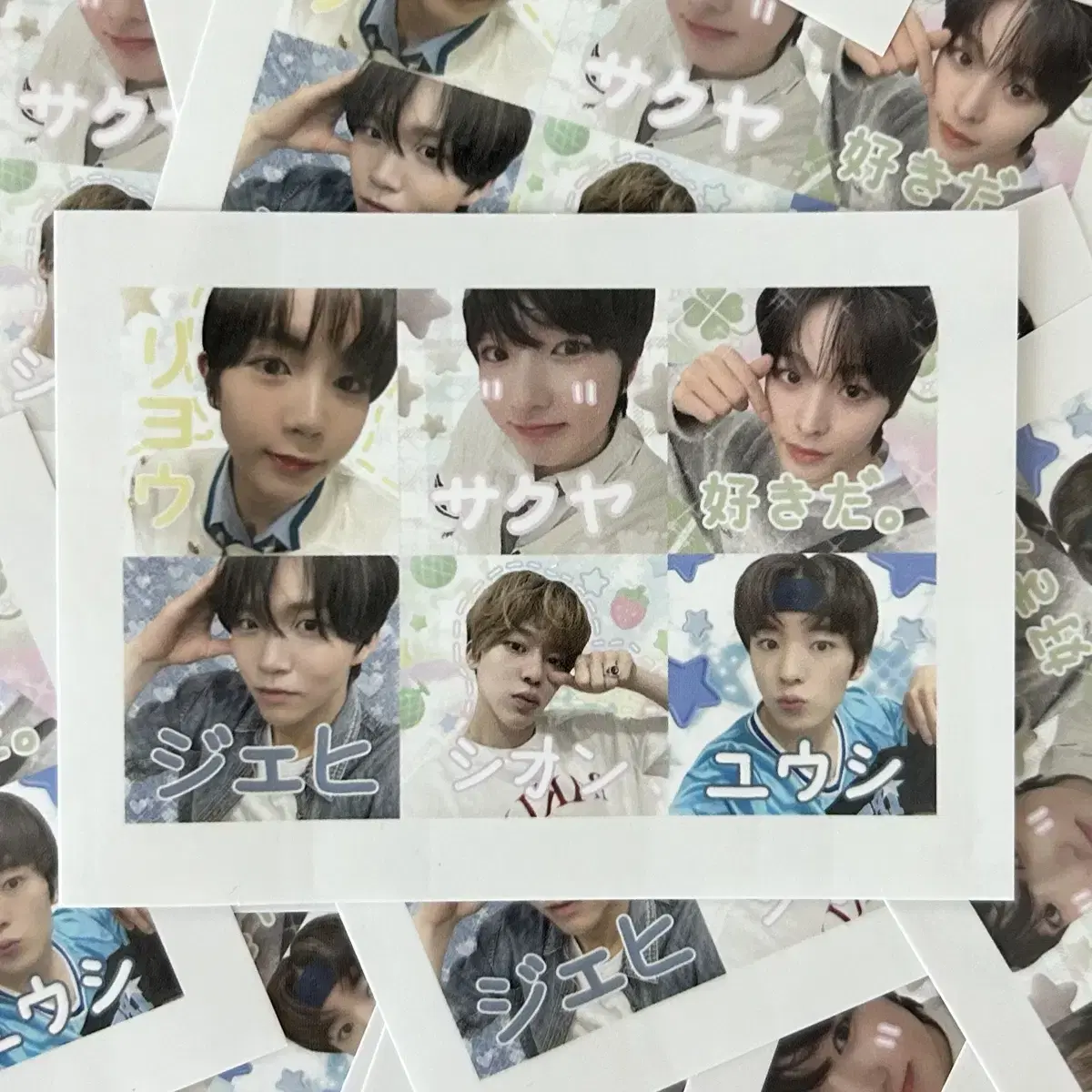 3+1) Chapter 15 NCT wish nct wish sticker purikura Unofficial goods