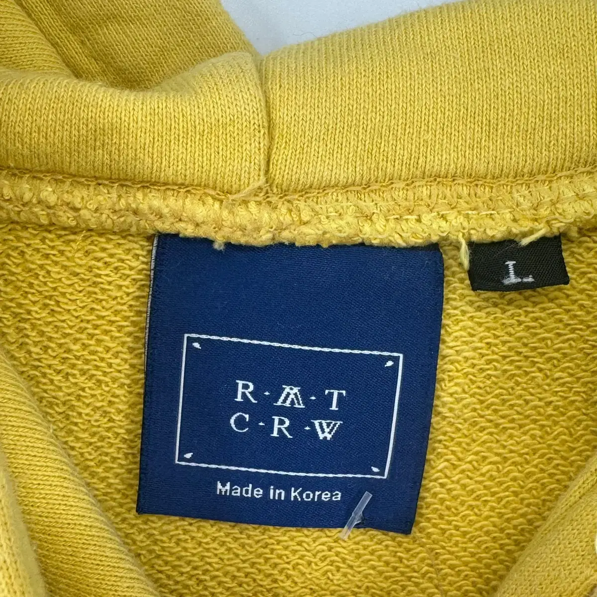 로맨틱크라운 후드 티셔츠 (L size / YELLOW)