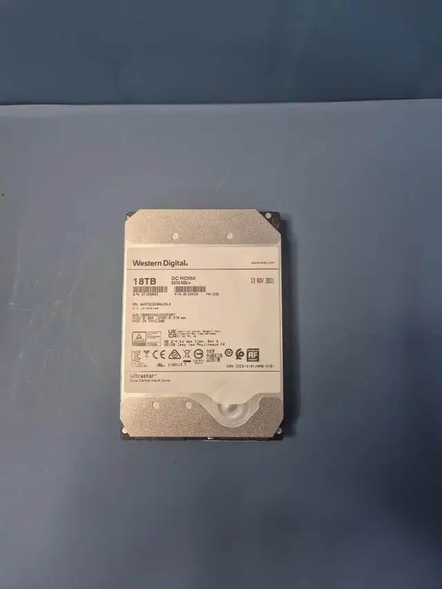 WD DC HC550 18TB HDD SATA 18테라 하드 판매