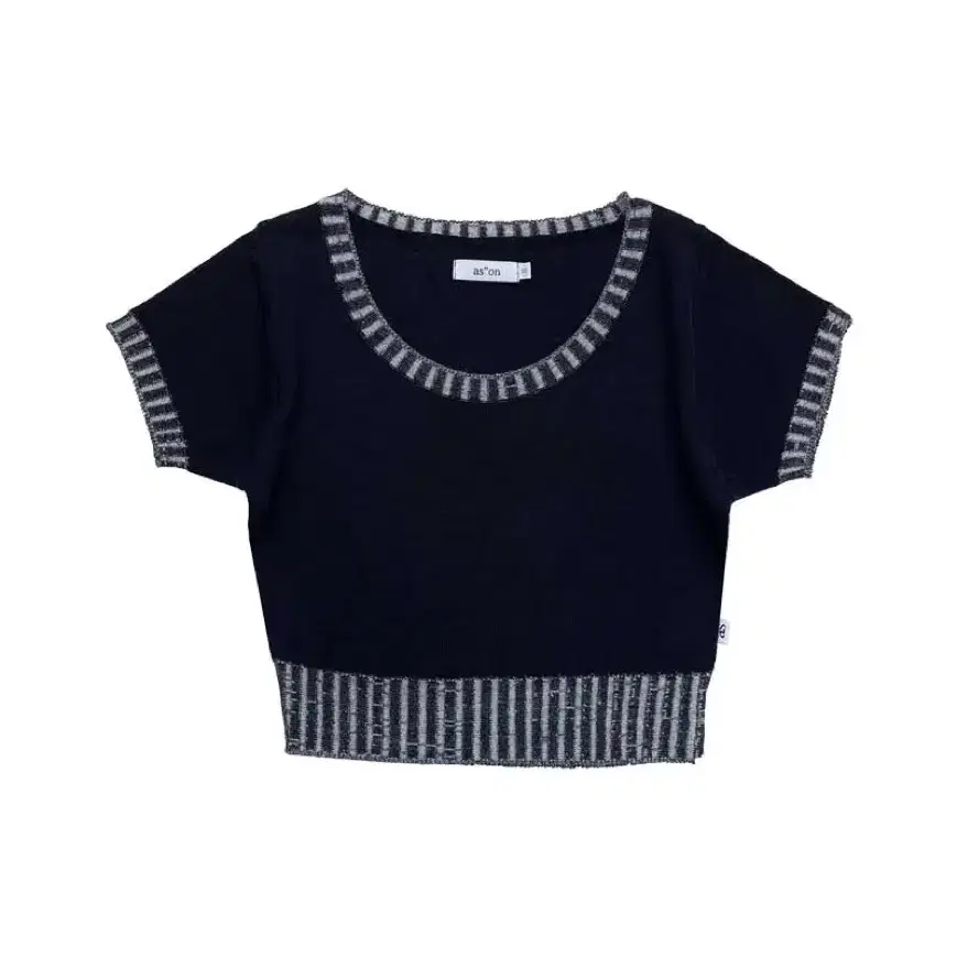 애즈온 ason palm half knit navy