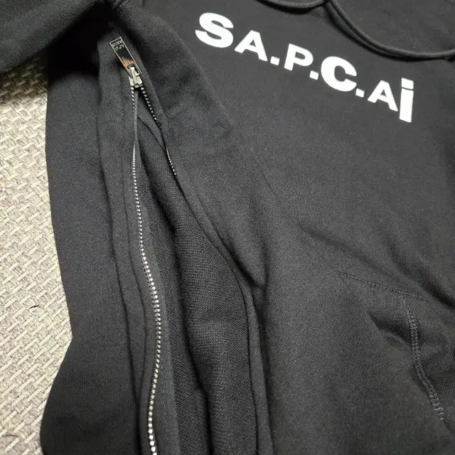 아페세 사카이 apc  x sacai 후드 실측 100~105