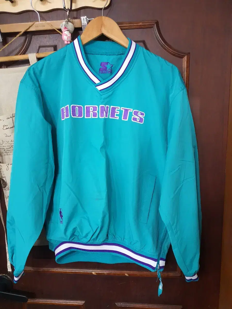 NBA Hornets Superstar Large L XL pre-owned authentic shooting jersey jersey vintage