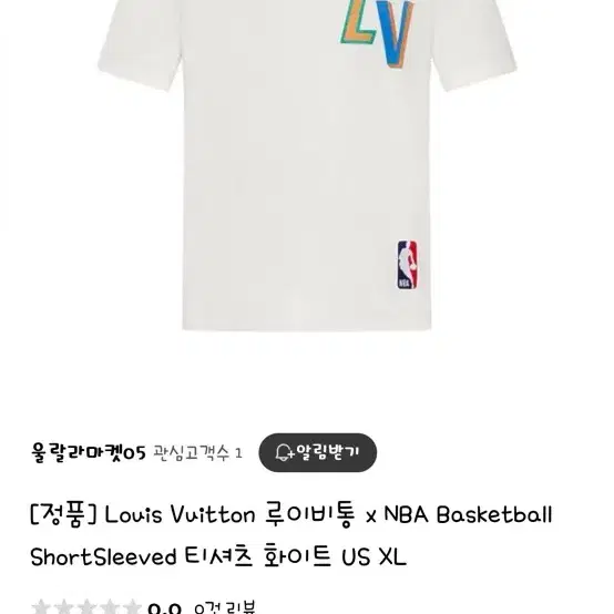 루이비통 NBA 반팔티