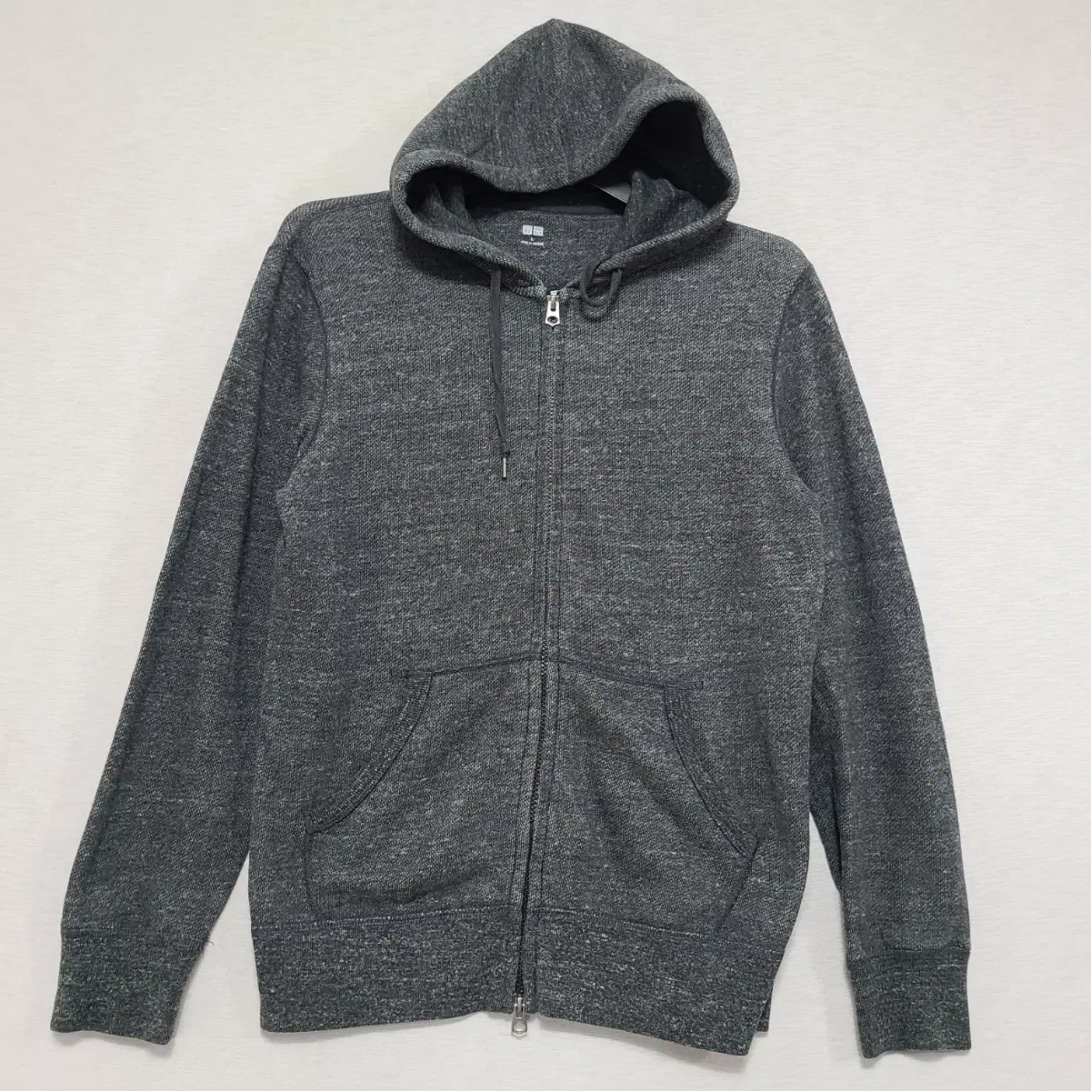 Uniqlo Charcoal Hoodie Zip-up Men100 ㅡ0924