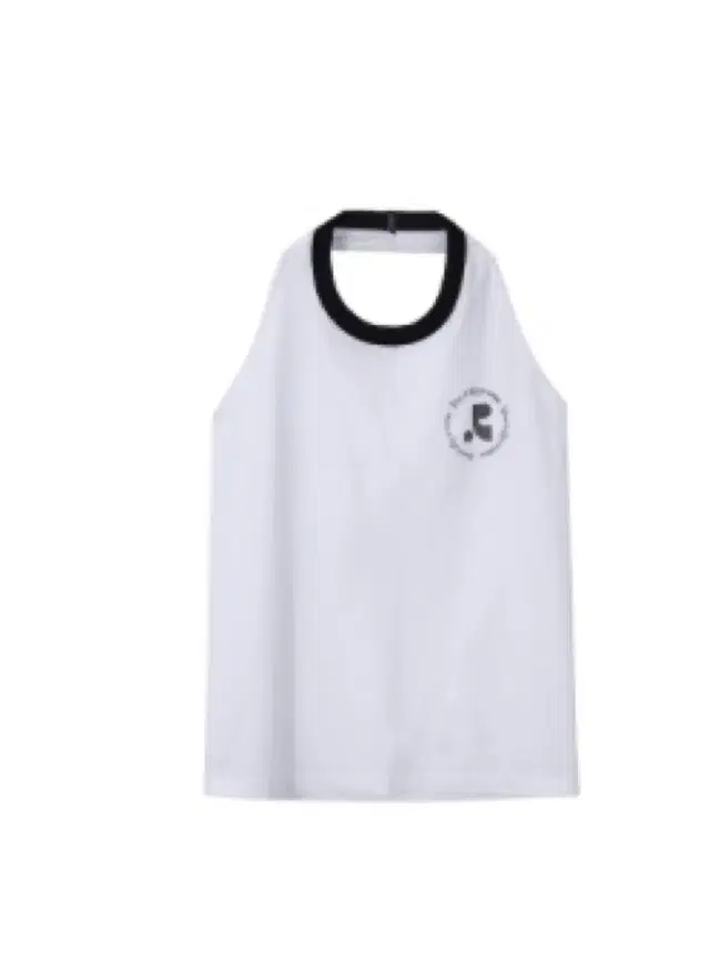 레스트앤레크리에이션  RR LOGO 2WAY HALTERNECK TOP