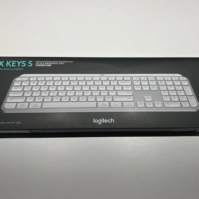 로지텍 mx keys s 페일그레이