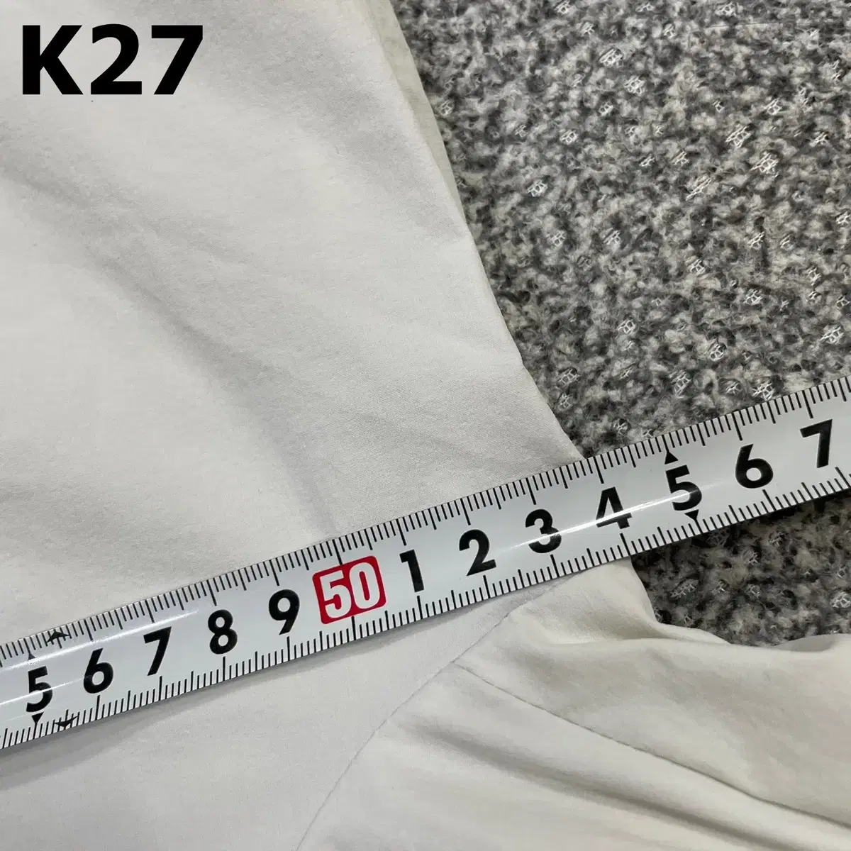 [90] 디스커버리 남성 화이트 사이드라고 바람막이 자켓 K27