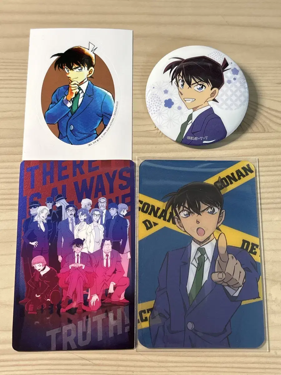 Detective Conan Kudo Shinichi (Namdoyle) photocard.badge bulk wts