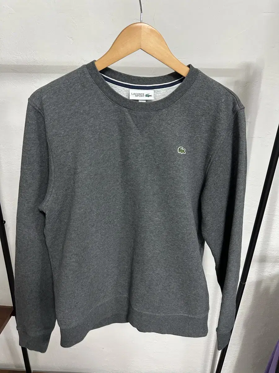 Lacoste dark gray top