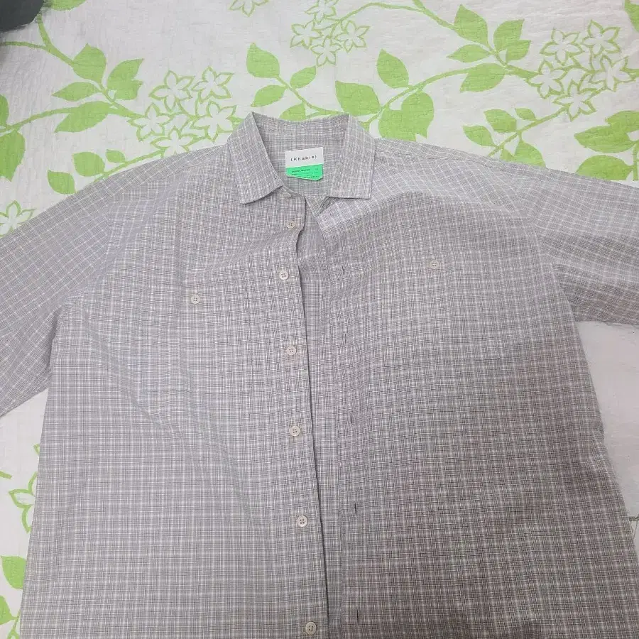 카키스 border shirt grey m사이즈