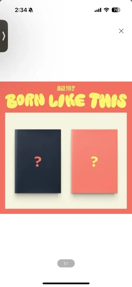 에이비식스 (AB6IX) - 9TH EP : BORN LIKE THIS