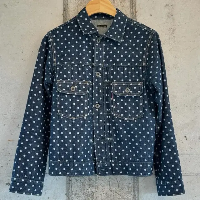 Kapital Denim Jacket Polka Dots