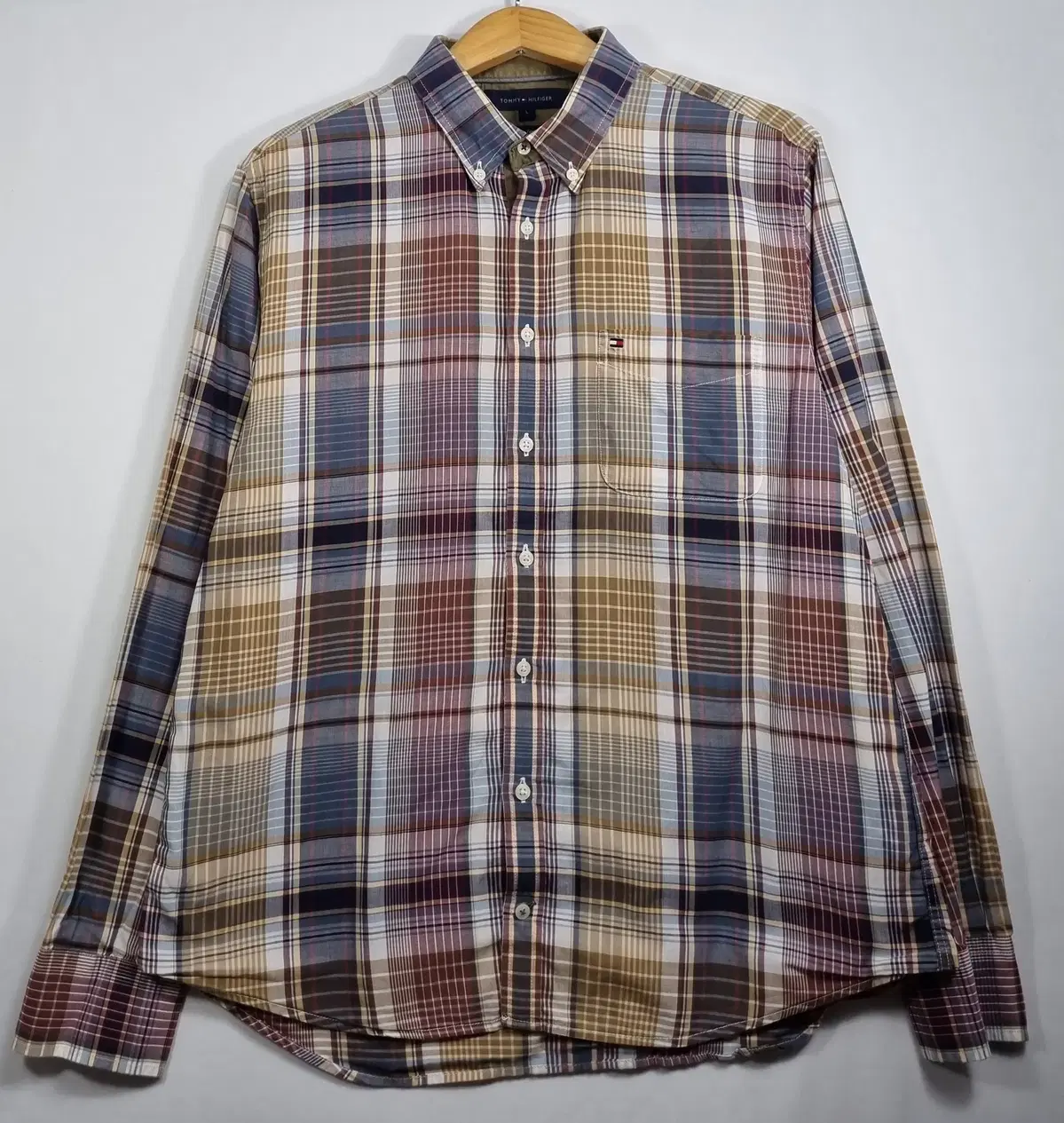 L (100) Tommy Hilfiger Check Southern Shirt