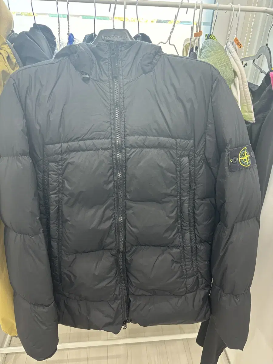 Stone Island Crinklap Padded Black M