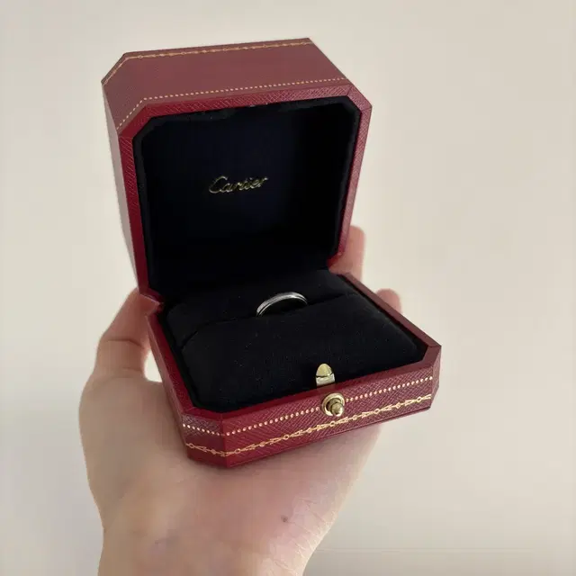 Cartier 까르띠에 다무르 웨딩 링 47호 2.5mm