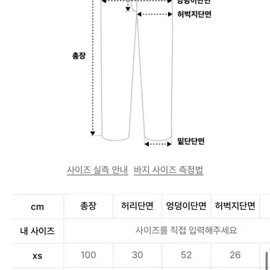 티유알이 바지