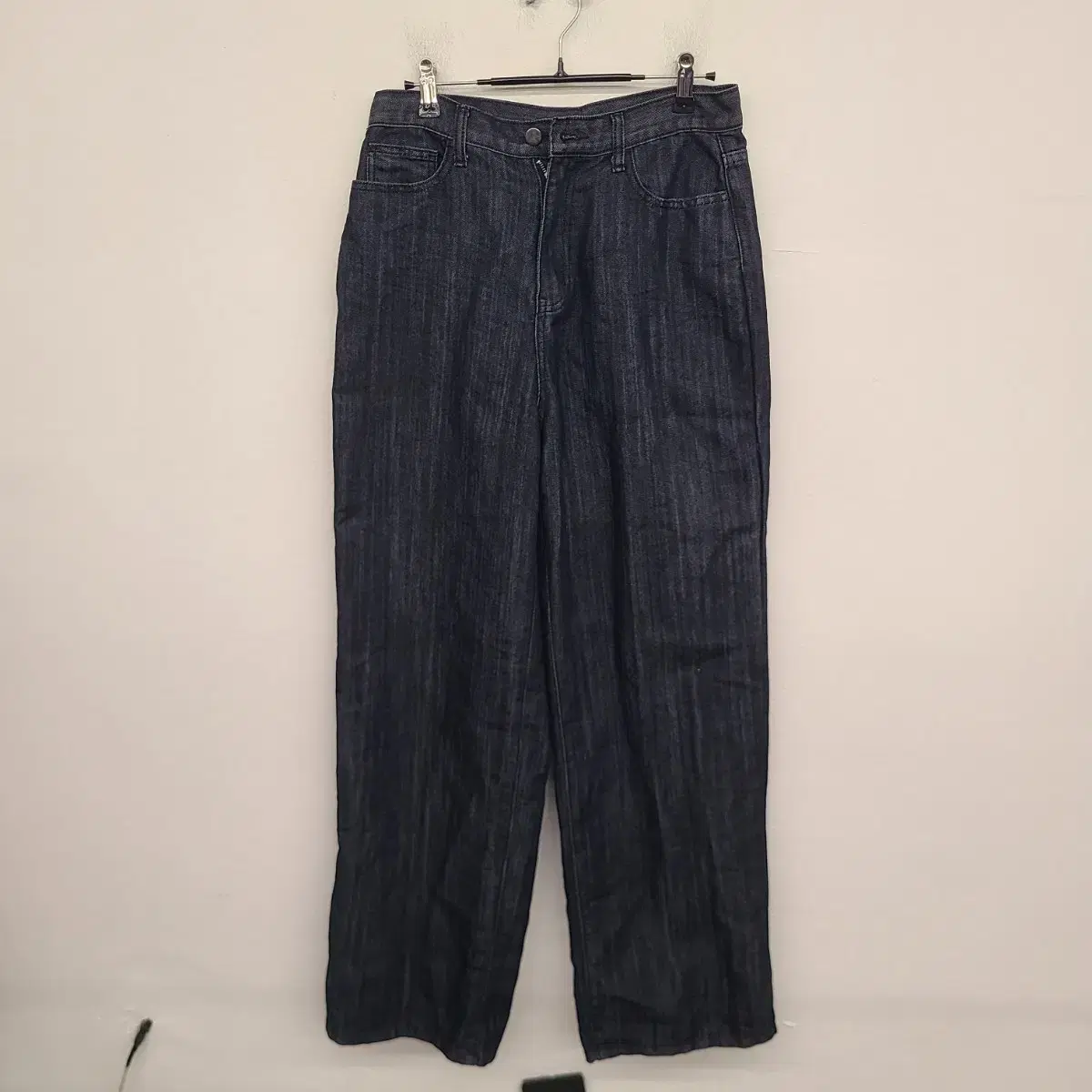 [28 inch] washed denim pants