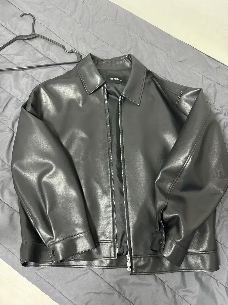 XL)DopeJay Vegan Leather Rider Jacket Leather Jacket