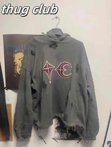 thugclub RockHoodedSweatshirt 후드티 사이즈1
