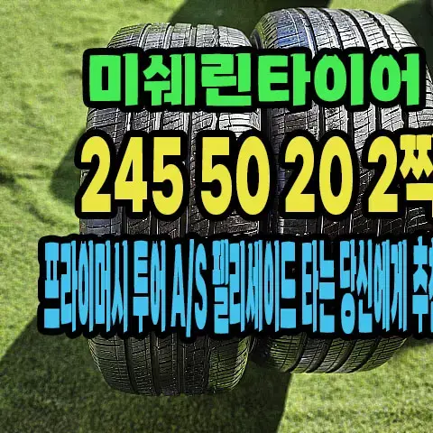 펠리세이드 순정 미쉐린타이어 245 50 20 2짝.2455020.