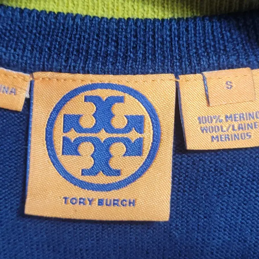 TORY BURCH 토리버치 여성 긴팔 라운드 니트티(곤오)