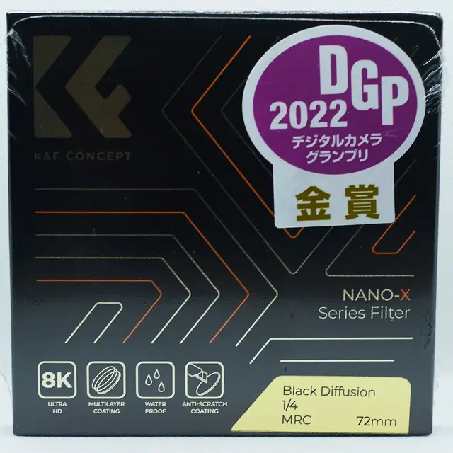 K&F 72mm NANO-X 블랙미스트 디퓨전 (1/4) 필터 (새상품)