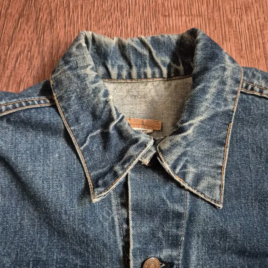 70s Levis 리바이스 70505 big E 데님 자켓