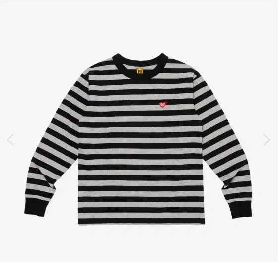 Human Made Striped Long Sleeve T-Shirt Gray