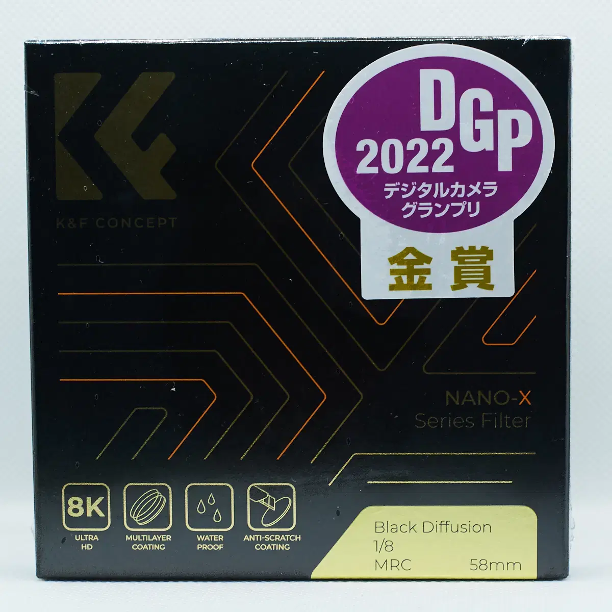 K&F 58mm NANO-X 블랙미스트 디퓨전 (1/8) 필터 (새상품)