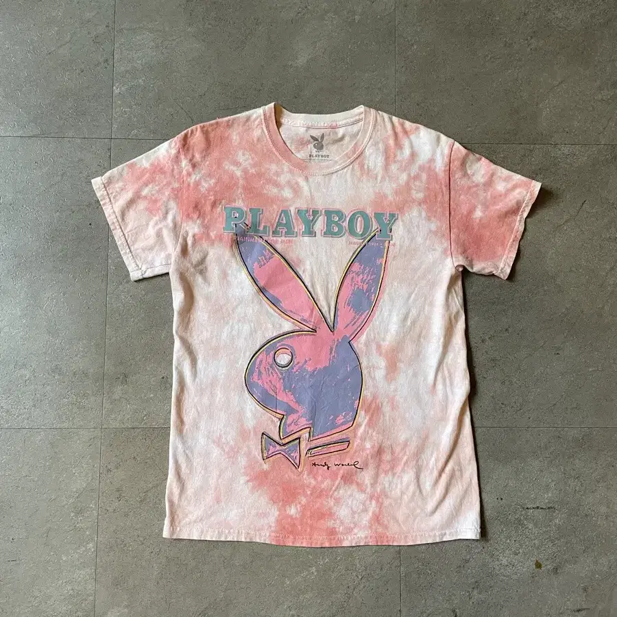 Andy warhol x Playboy Tie dye T-shirt