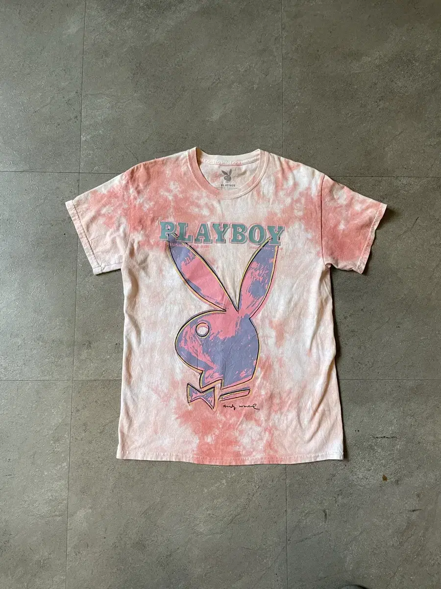 Andy warhol x Playboy Tie dye T-shirt