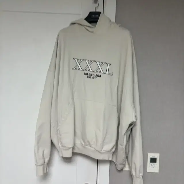 [3] 발렌시아가 3XL(XXXL) 후드티 아이보리