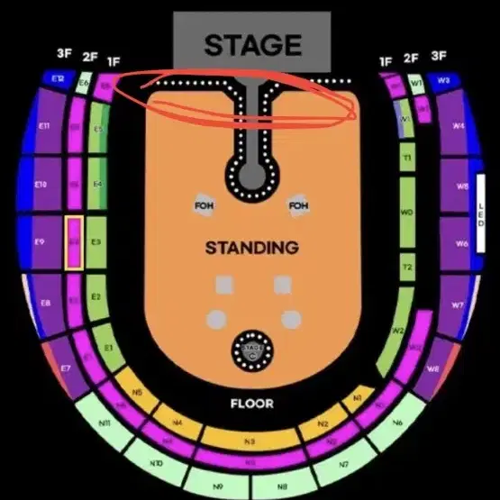 콜드플레이 내한공연 토요일 플로어 300번대 4연석 양도합니다