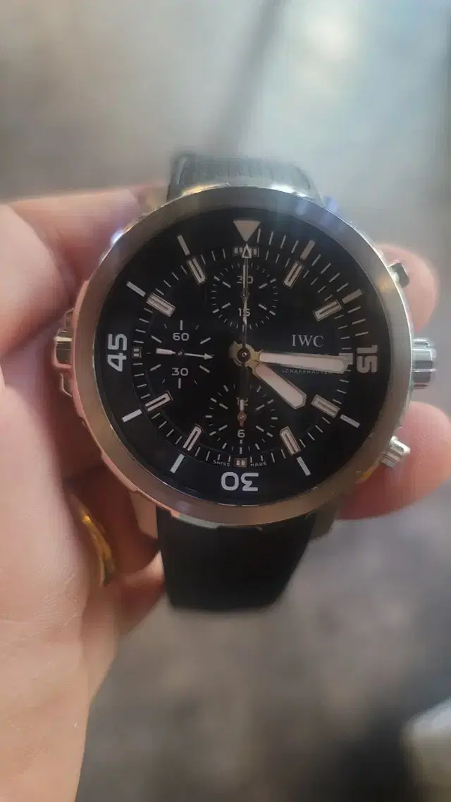 iwc 아쿠아타이머 마지막 가격인하