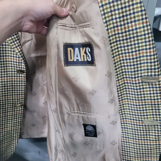 DAKS 닥스 체크 자켓 XL105