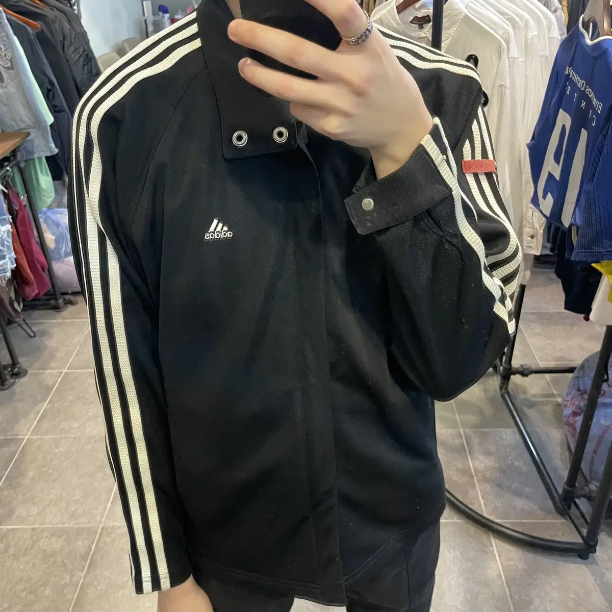 (NO.9)Adidas 하이넥 져지 블랙