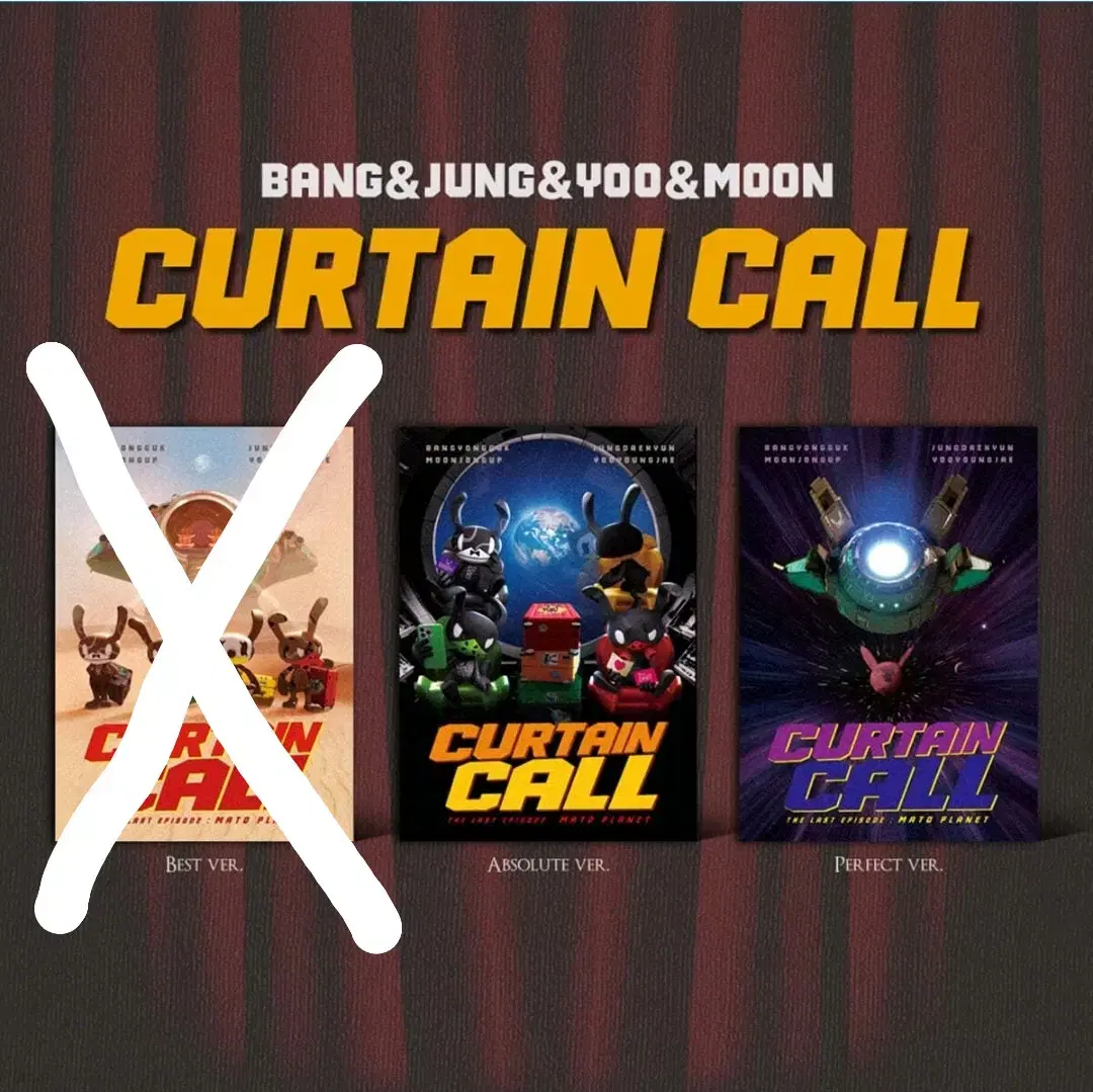 unsealed)Bang Yongguk & Jung Daehyeon & U Youngjae & Moon Jongup - CURTAIN CALL