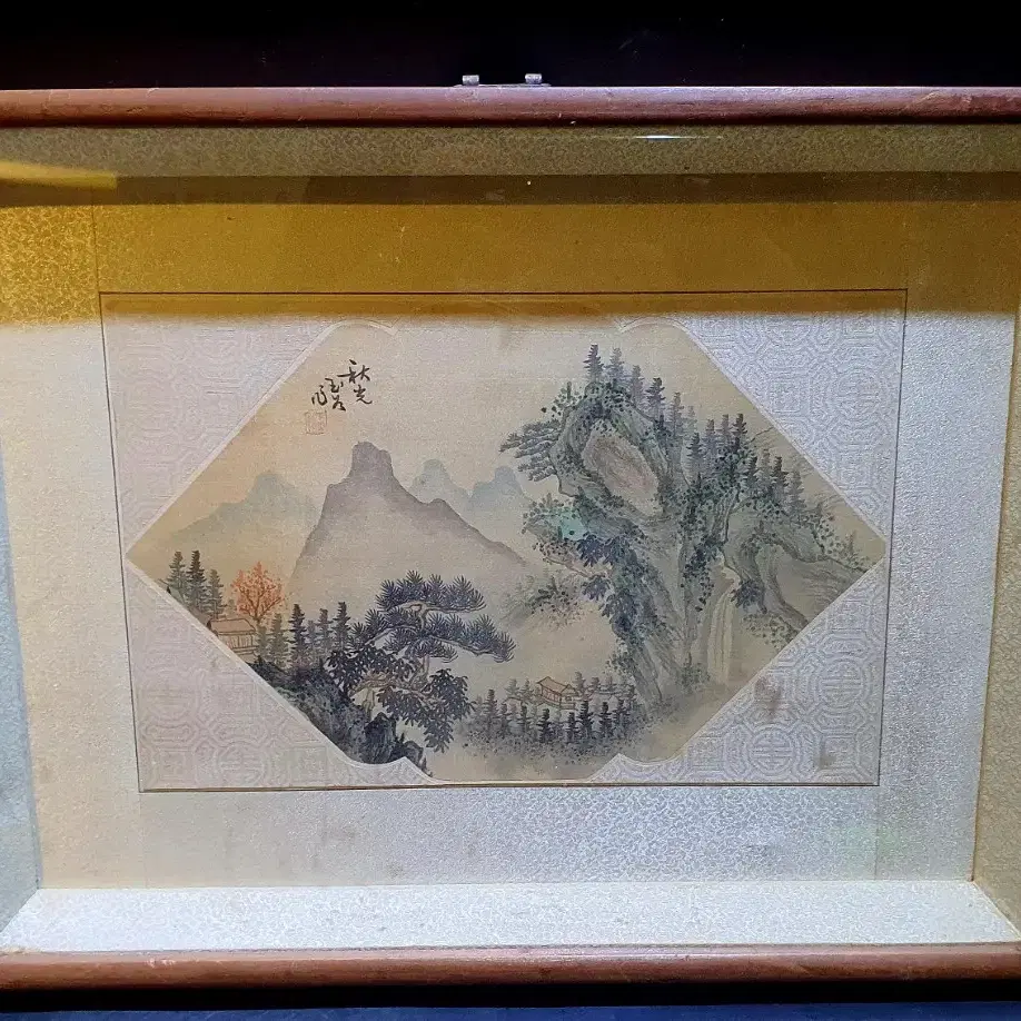 중국 옛날 그림 액자