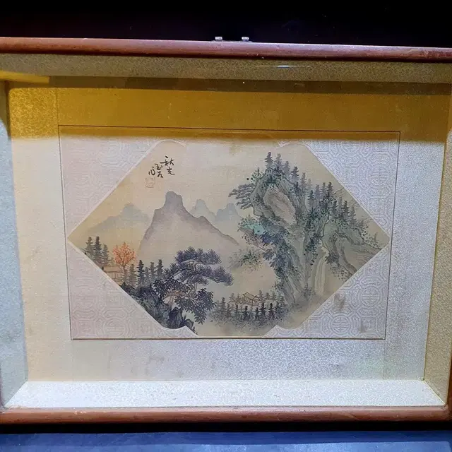 중국 옛날 그림 액자