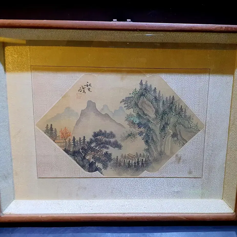 중국 옛날 그림 액자